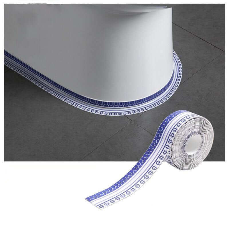 EZYHOME Bath & Kitchen Caulk Strip Tape, Self-Adhesive PVC Tape Caulk Decorative Sealing Tape Caulk Sealer for Kitchen Sink Bathroom Toilet Bathtub Floor Wall Corner Edge Protector-kutkutstyle